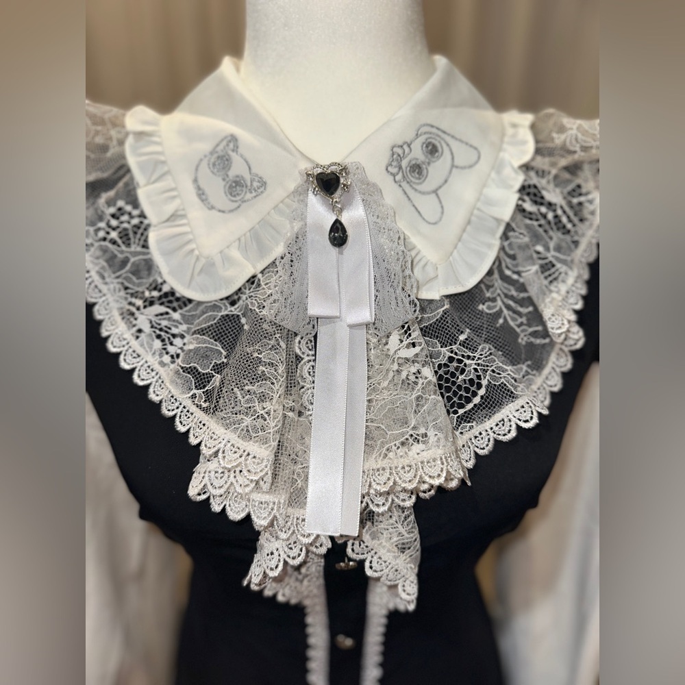 HoneyMikou HoneyPepper1X x Mikou Art “Momo” Black Women’s Medium Jfashion - Picture 6 of 11